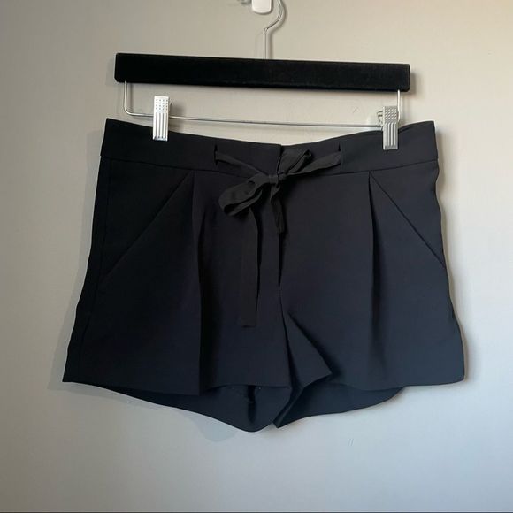 Artizia Wilfred exergue ribbon silk trimmed tie up ribbon shorts size 2 - Picture 5 of 8